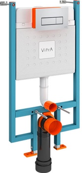 Инсталляционная система Vitra V-Fix Core с кнопкой Root S, хром глянцевый - фото
