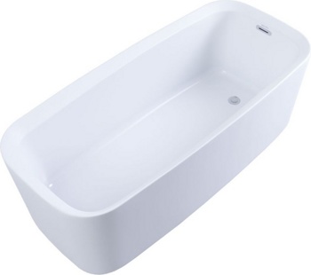 Акриловая ванна Allen Brau Infinity 3 170x789, белый матовый - фото