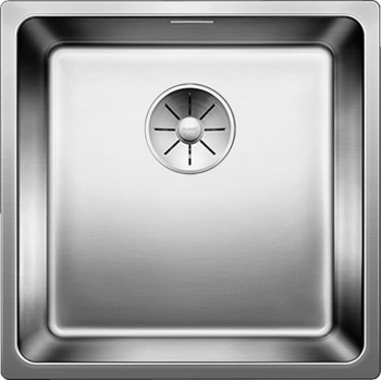 Кухонная мойка Blanco Andano 400-IF (зеркальная полировка, без клапана-автомата) - фото
