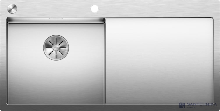 Кухонная мойка Blanco Claron 5 S-IF/А (левая, зеркальная полировка, с клапаном-автоматом)