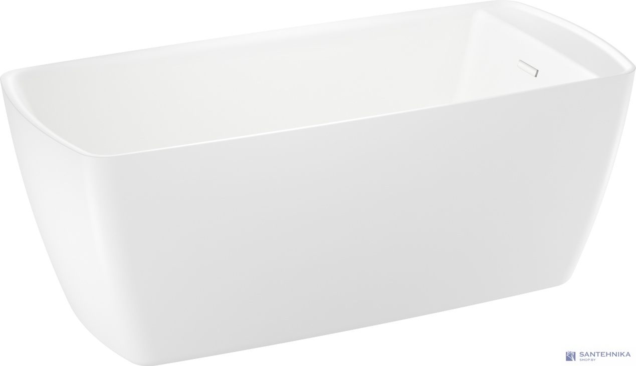 Отдельностоящая акриловая ванна Wellsee Ideal 170x78, слив белый