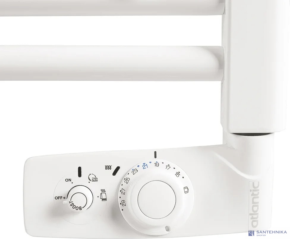 Электрический полотенцесушитель Atlantic 2012 NW 300W, белый узкий