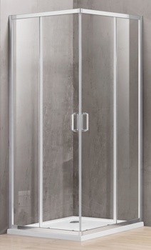 Душевой угол Adema Glass Line Vierkant 80х80 см, прозрачная - фото