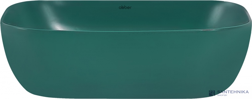 Умывальник настольный ABBER Rechteck AC2200MBG, 46x32,5 см