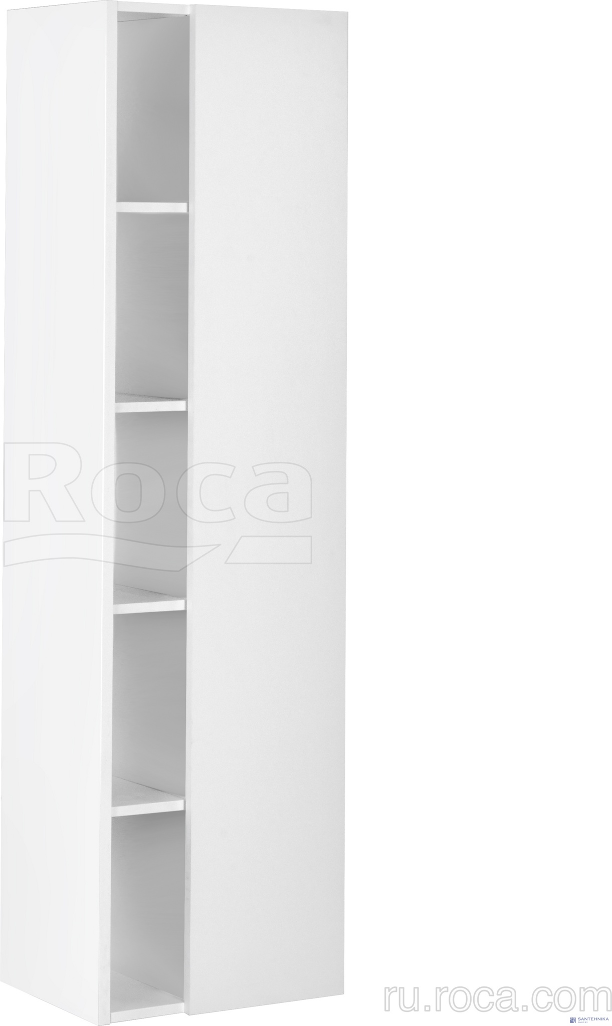 Шкаф - колонна Roca Etna белый глянец 857303806