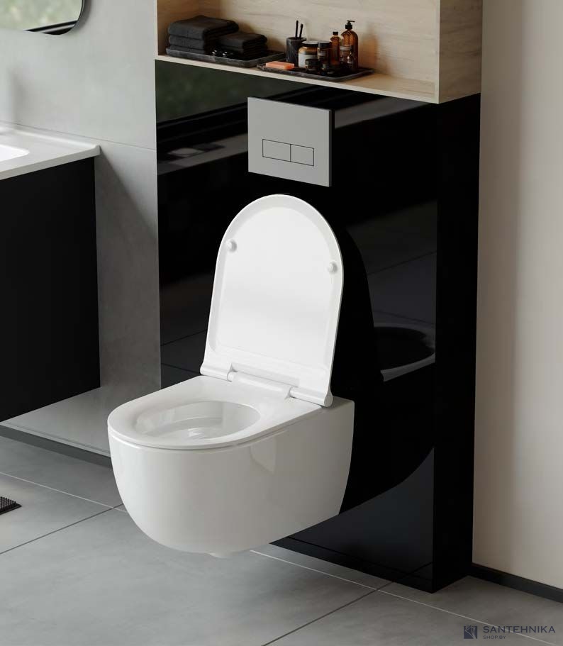 Унитаз подвесной CeraStyle Bella Vortex без крышки