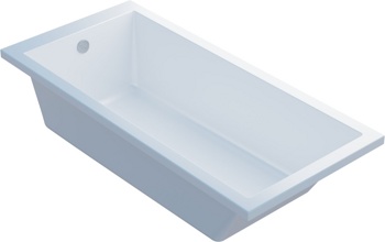 Акриловая прямоугольная ванна Bonito Home Lira 150x75 - фото2
