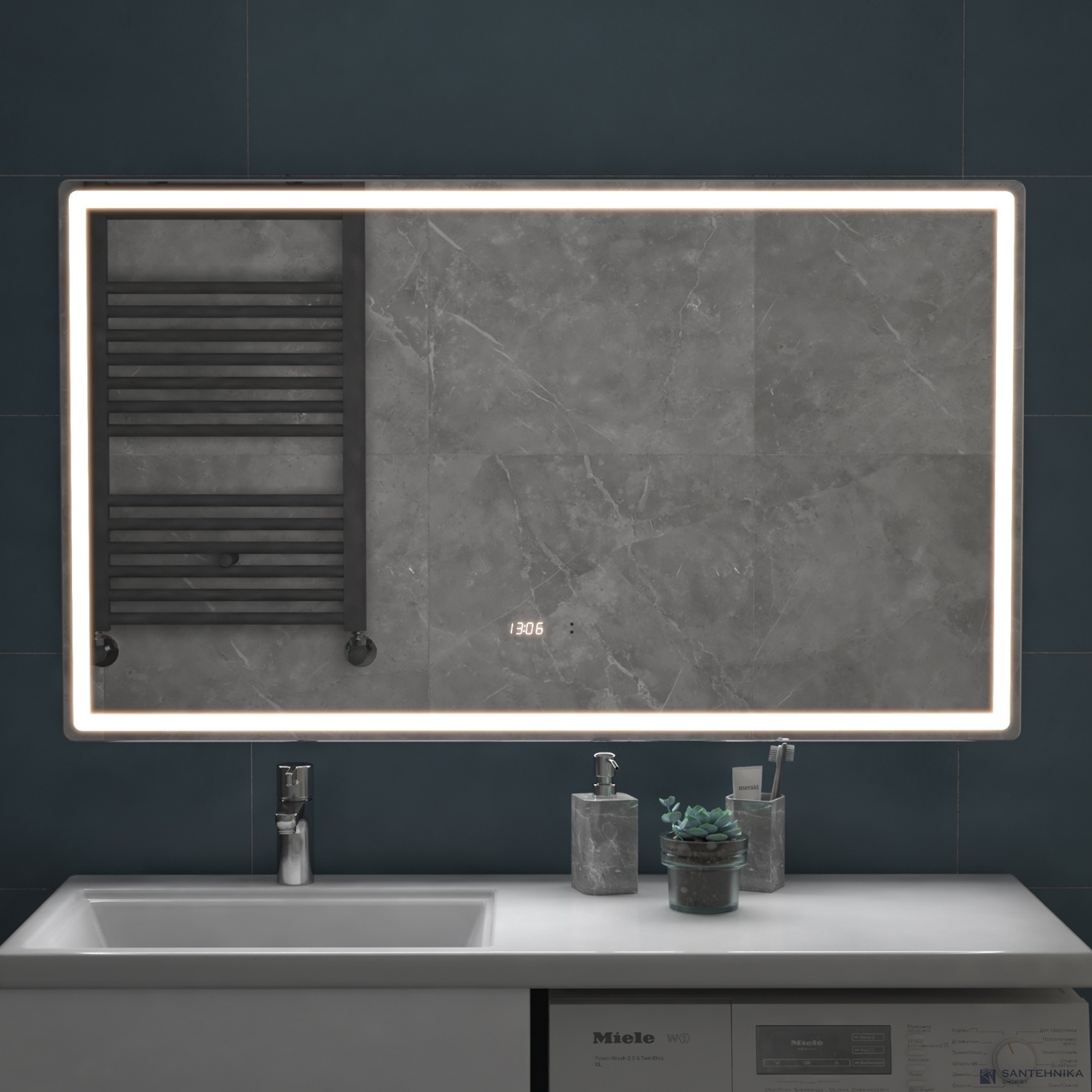 Зеркало Vigo Geometry Luxe 1200 