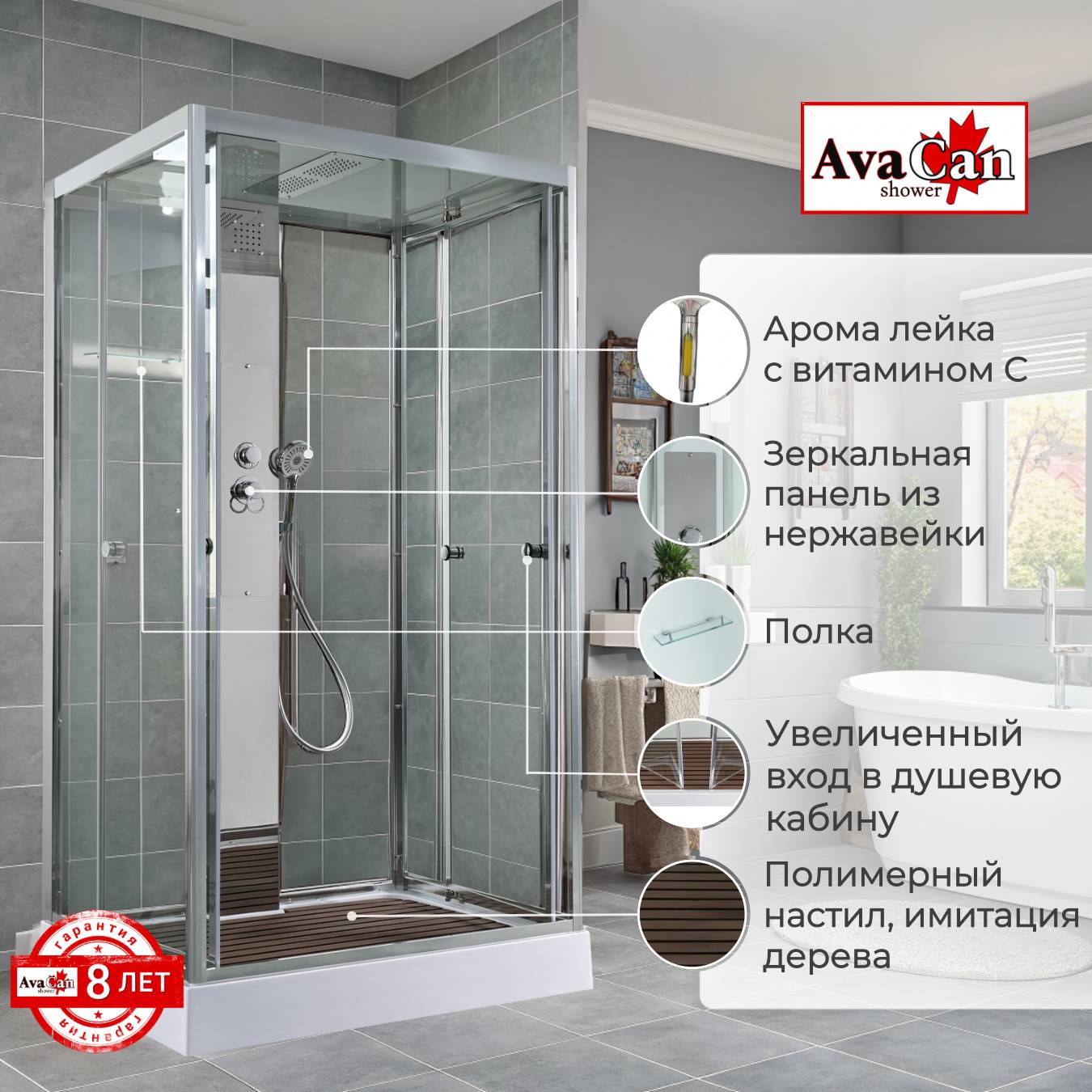 Душевая кабина Z1912 - фото2