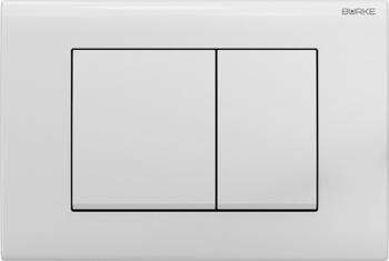Смывная клавиша Burke тип 01, белый глянец - фото