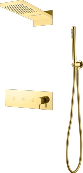Душевая система скрытого монтажа Boheme Fusion 130-G - фото