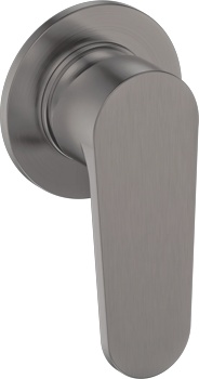 Смеситель на 1 канал скрытого монтажа AQUAme Novara AQM8813GM, графит - фото