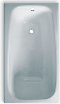 Чугунная ванна Универсал Каприз 120x70 (с ножками) - фото