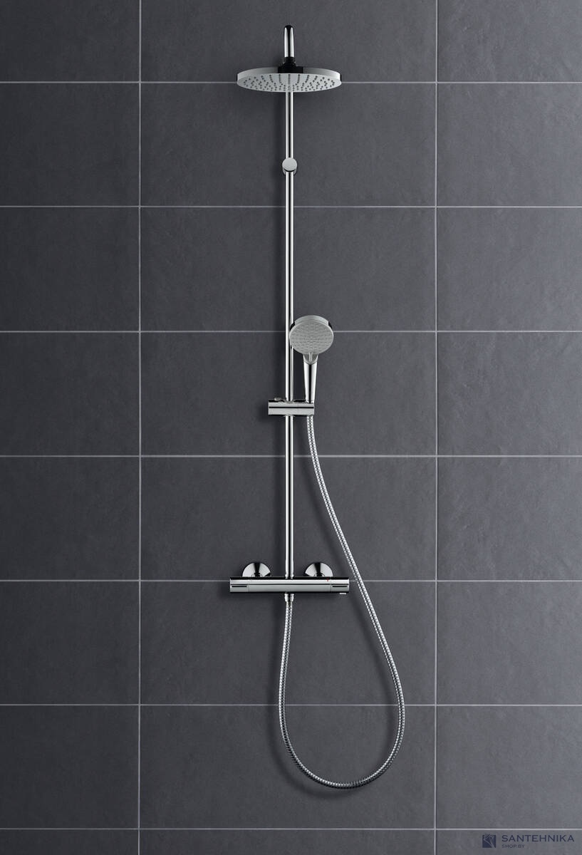 Душевая система для ванны Hansgrohe Vernis Shape Showerpipe 240 1jet 26900670
