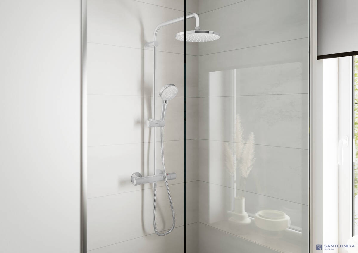 Душевая система для ванны Hansgrohe Vernis Blend Showerpipe 240 1jet 26899670