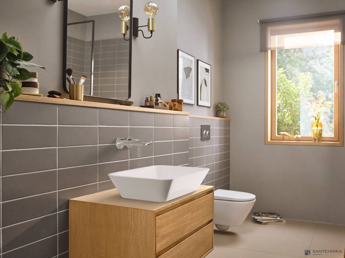 Смеситель настенный для умывальника Hansgrohe Rebris E 72568000