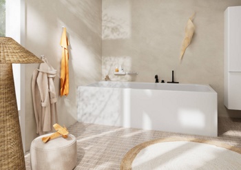 Смеситель на борт ванны с sBox Hansgrohe Tecturis S 73447670 - фото2