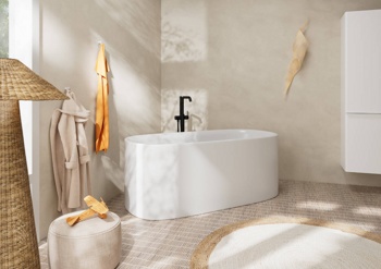 Смеситель для ванны напольный Hansgrohe Tecturis S 73440670 - фото2