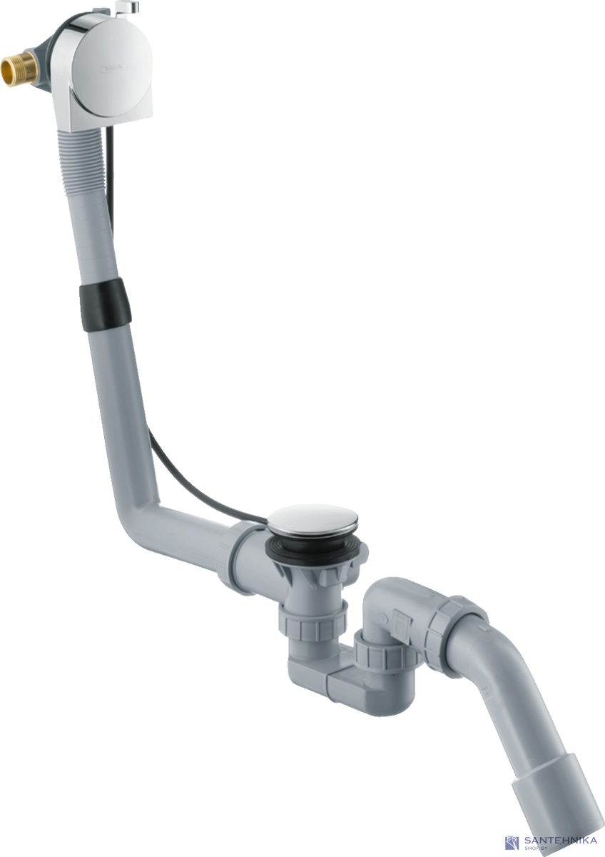 Сифон для ванны с напуском воды через перелив Hansgrohe Exafill S (58113000)