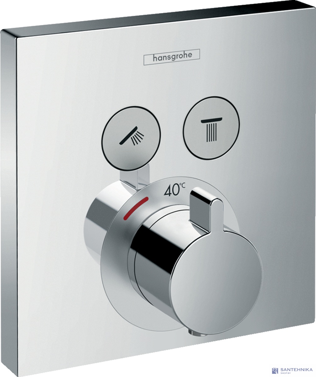 Смеситель термостатический для скрытого монтажа Hansgrohe ShowerSelect 15763000