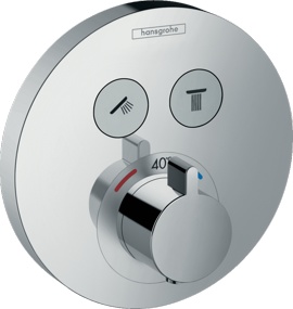 Смеситель термостатический для скрытого монтажа Hansgrohe ShowerSelect S 15743000 - фото