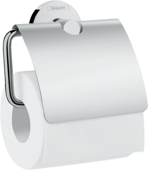 Держатель рулона туалетной бумаги с крышкой Hansgrohe Logis Universal 41723000 - фото