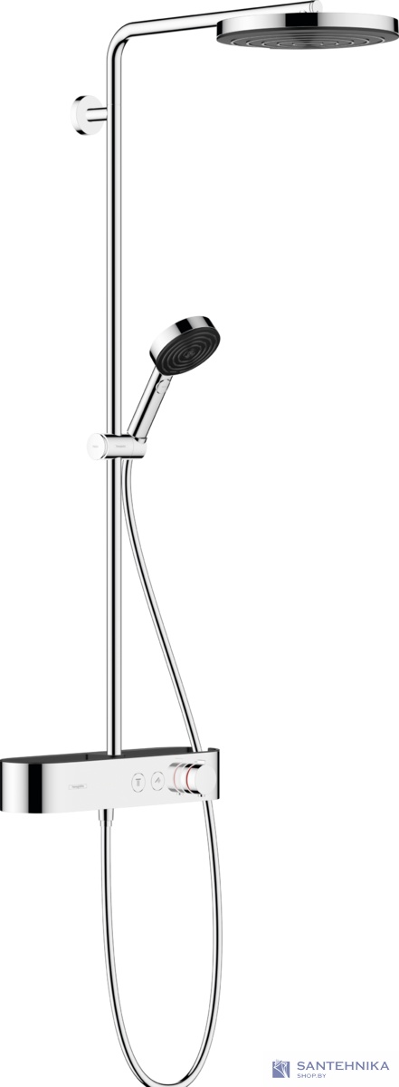 Душевая система Hansgrohe Pulsify S Showerpipe 260 1jet с ShowerTablet Select 400 (24220000)