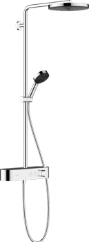 Душевая система Hansgrohe Pulsify S Showerpipe 260 1jet с ShowerTablet Select 400 (24220000) - фото