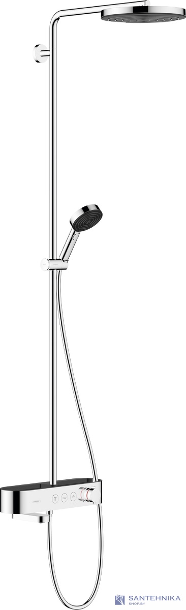 Душевая система джля ванны Hansgrohe Pulsify S Showerpipe 260 1jet с ShowerTablet Select 400 (24230000)
