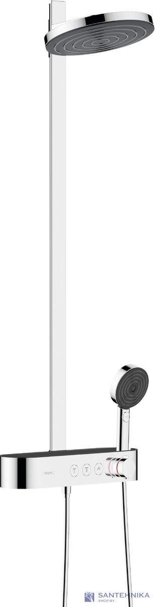Душевая система Hansgrohe Pulsify S Showerpipe 260 2jet с ShowerTablet Select 400 (24240000)