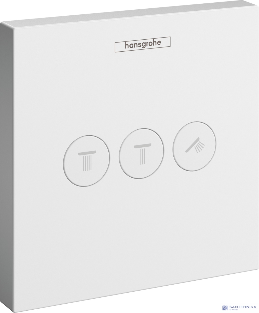 Запорный вентиль для 3 потребителей Hansgrohe ShowerSelect 15764700