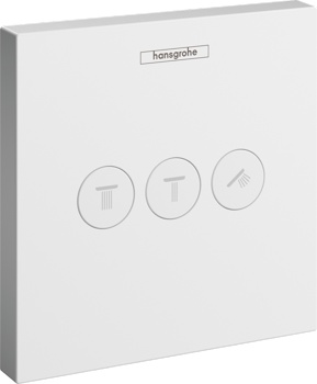 Запорный вентиль для 3 потребителей Hansgrohe ShowerSelect 15764700 - фото