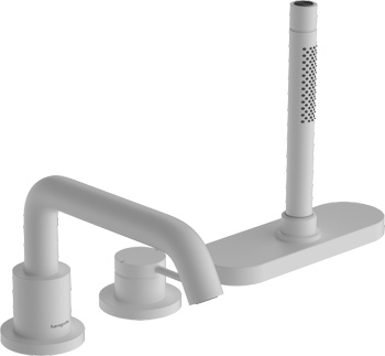Смеситель на борт ванны с sBox Hansgrohe Tecturis S 73447700 - фото