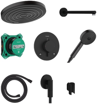 Душевая система скрытого монтажа Hansgrohe Pulsify S 24624670 - фото