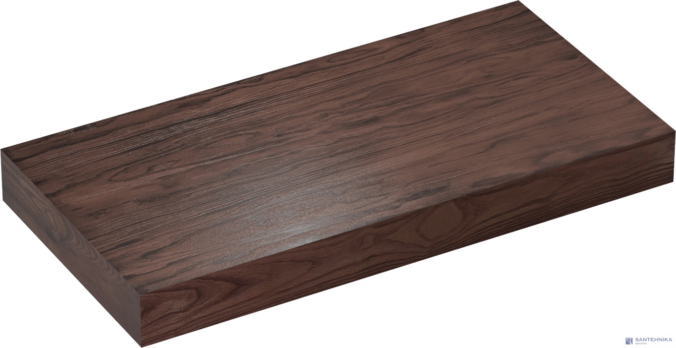 Столешница для раковины Wellsee Genuine Tree 162014000, 100 см (темный дуб Гварнери)