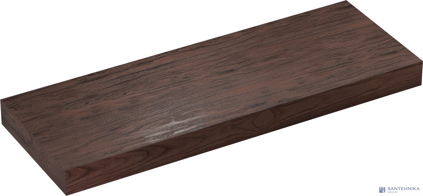 Столешница для раковины Wellsee Genuine Tree 162015000, 120 см (темный дуб Гварнери)