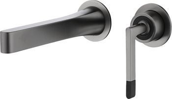 Смеситель скрытого монтажа для умывальника Boheme Duo 165-GM - фото