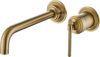 Смеситель для умывальника скрытого монтажа Boheme Eterna 175-BR - фото