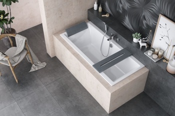 Акриловая ванна Excellent Pryzmat Slim 180x80 - фото2