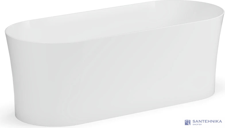 Каменная ванна Canterno Аликанте 170, белый матовый
