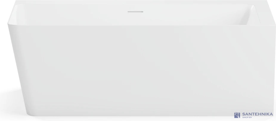 Каменная ванна Canterno Гандия 160R, белый глянцевый