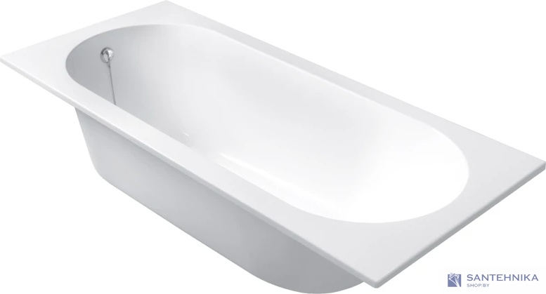 Каменная ванна Canterno Оренсе 150x75, белый матовый