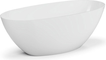 Каменная ванна Canterno Толедо 170, белый глянцевый - фото