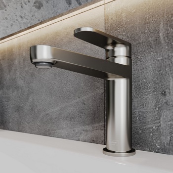 Смеситель для умывальника AQUAme Novara AQM6910GM, графит - фото2