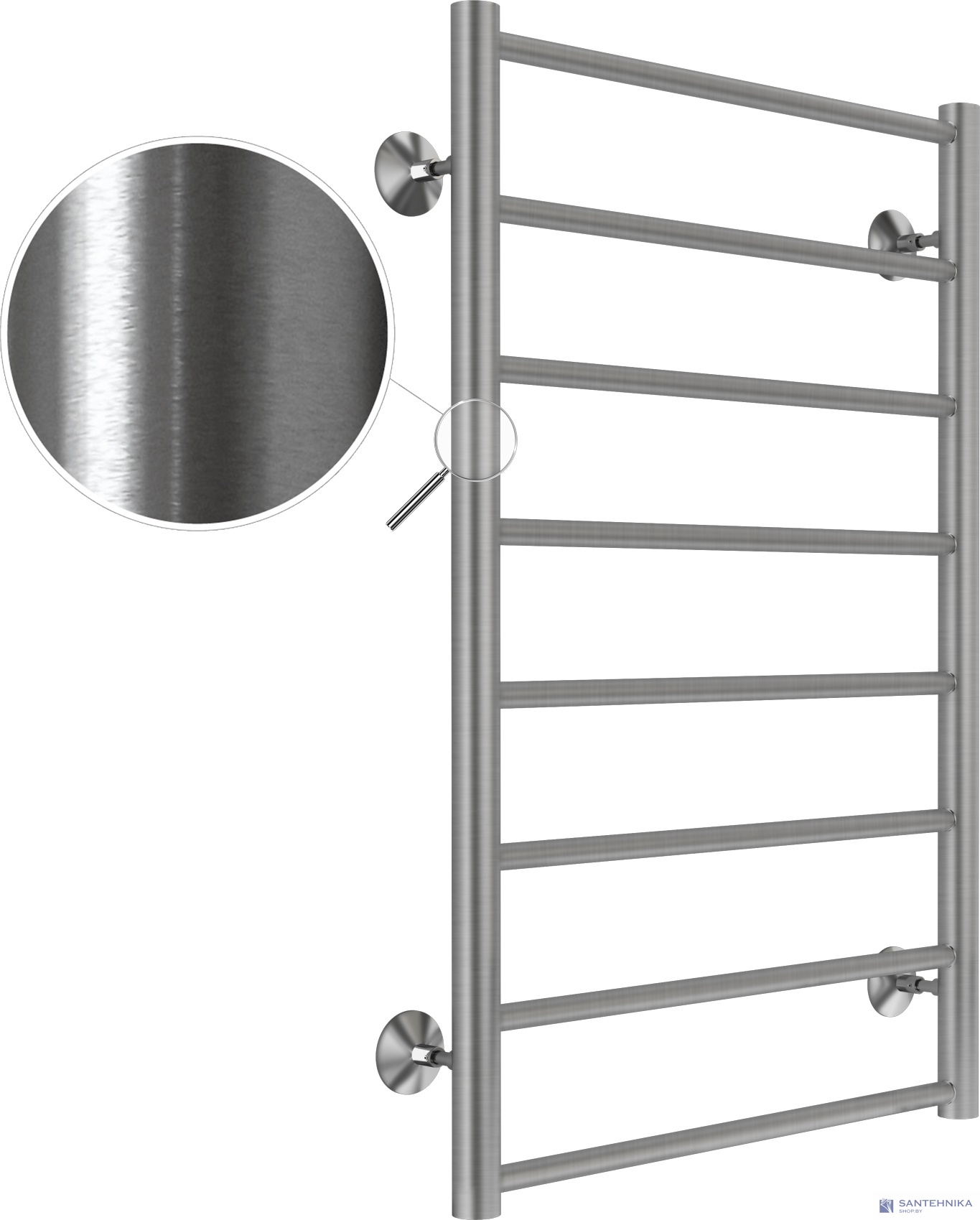 Полотенцесушитель водяной Terminus Аврора П8 500х800, сатин