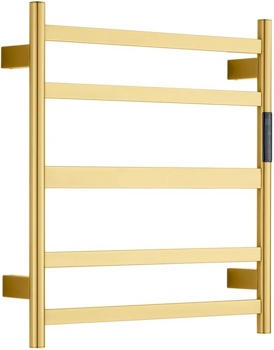 Полотенцесушитель электрический Raglo R350.01.03, золото матовое - фото