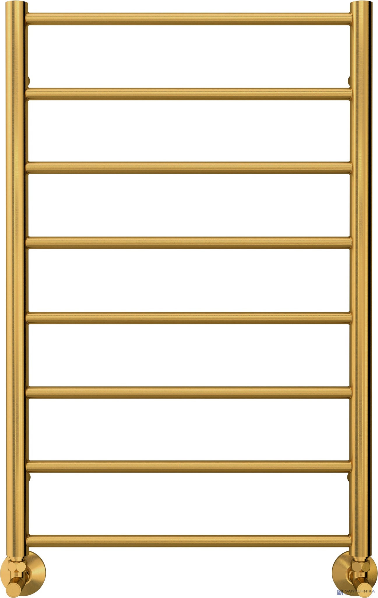 Полотенцесушитель водяной Terminus Аврора П8 500х800, золото матовое