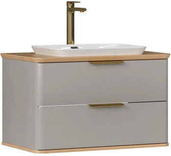 Тумба под умывальник Equil Desert 80.2Y подвесная, Амарок - фото2