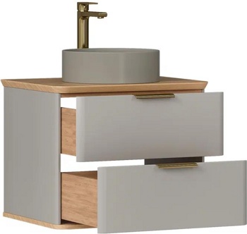 Тумба под умывальник Equil Desert 60.2Y подвесная, Амарок - фото