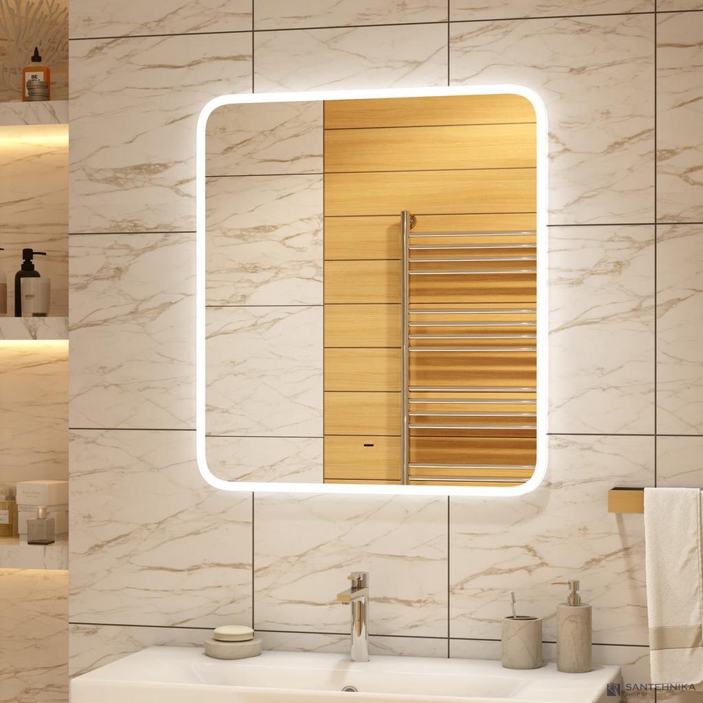 Зеркало Continent Glamour LED 800х900, бесконтактное